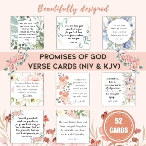 Set of 52 Promises of God Verse Cards for Women