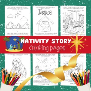 Nativity Story Coloring Pages