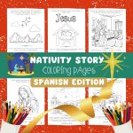 Spanish Nativity Story Coloring Pages for Kids