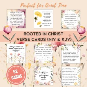 52 Rooted in Christ Scripture Cards